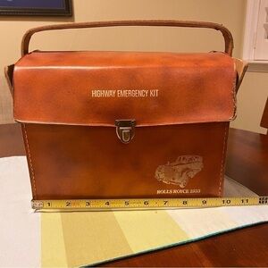 Rolls Royce Rare 1933 Rolls Royce Highway Emergency Kit (case only) Vintage